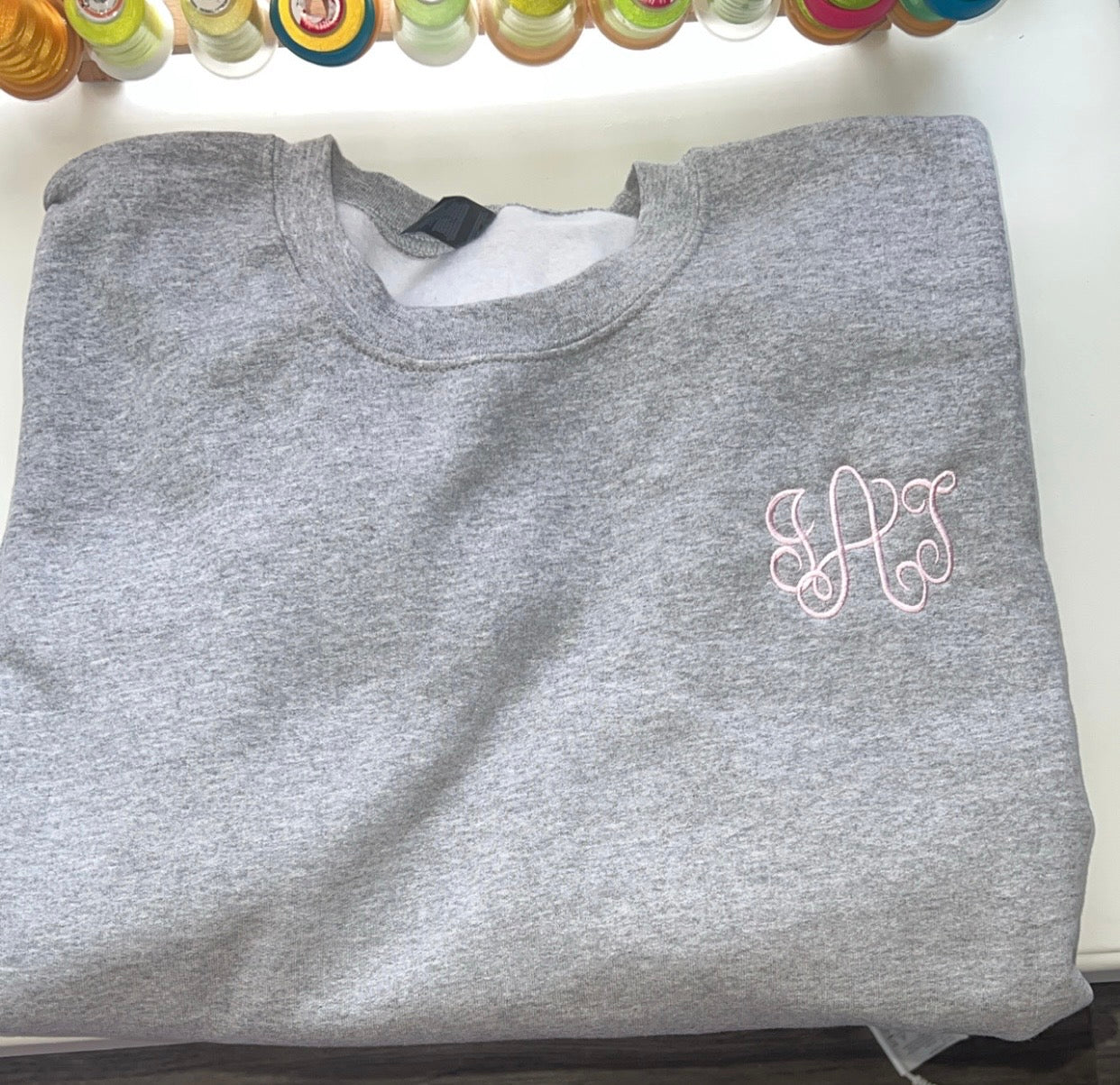 Custom Adult Monogram Sweatshirt
