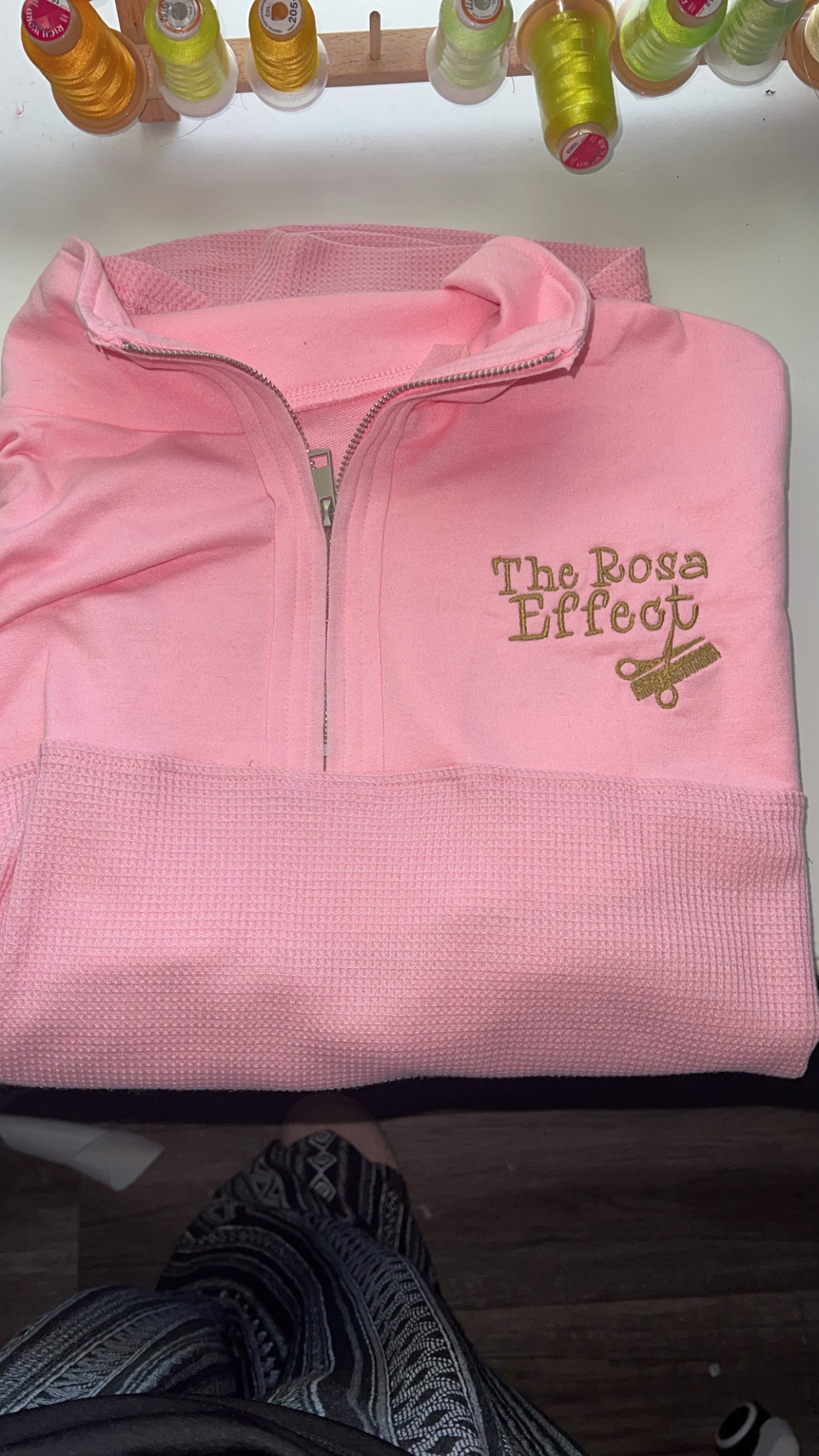 Custom Embroidered Quarter Zip pullover