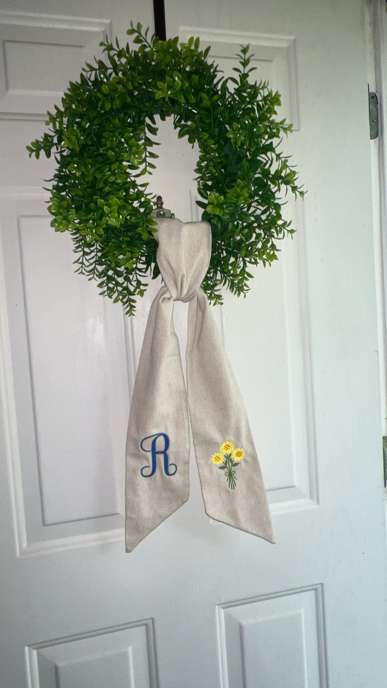 Custom Spring Sash