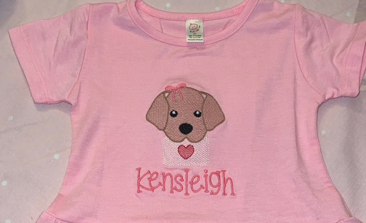 Custom Embroidered Shirt Bundle girls