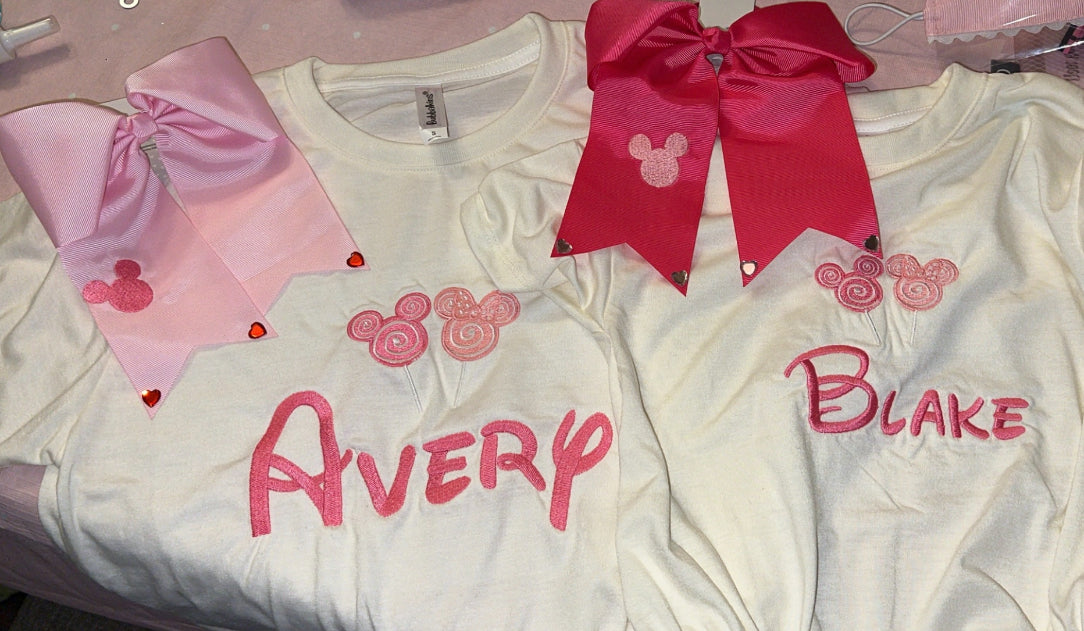 Custom Embroidered Shirt Bundle girls
